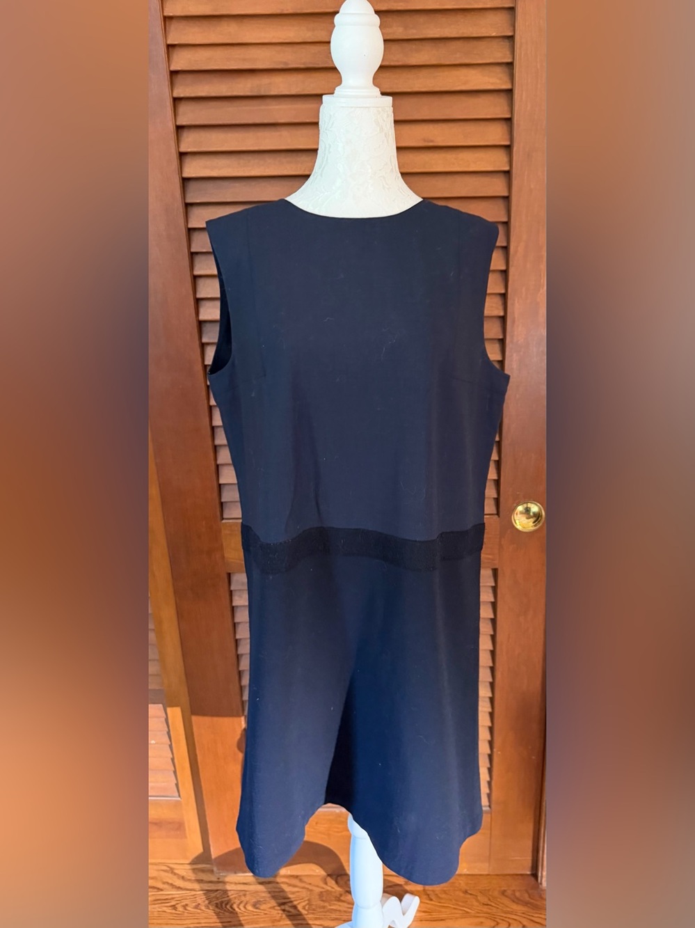 Lafayette black and navy dress - size 14